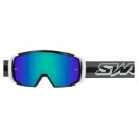 Swaps SCRUB V2 motokrosové brýle černé/bílé/iridium-modré